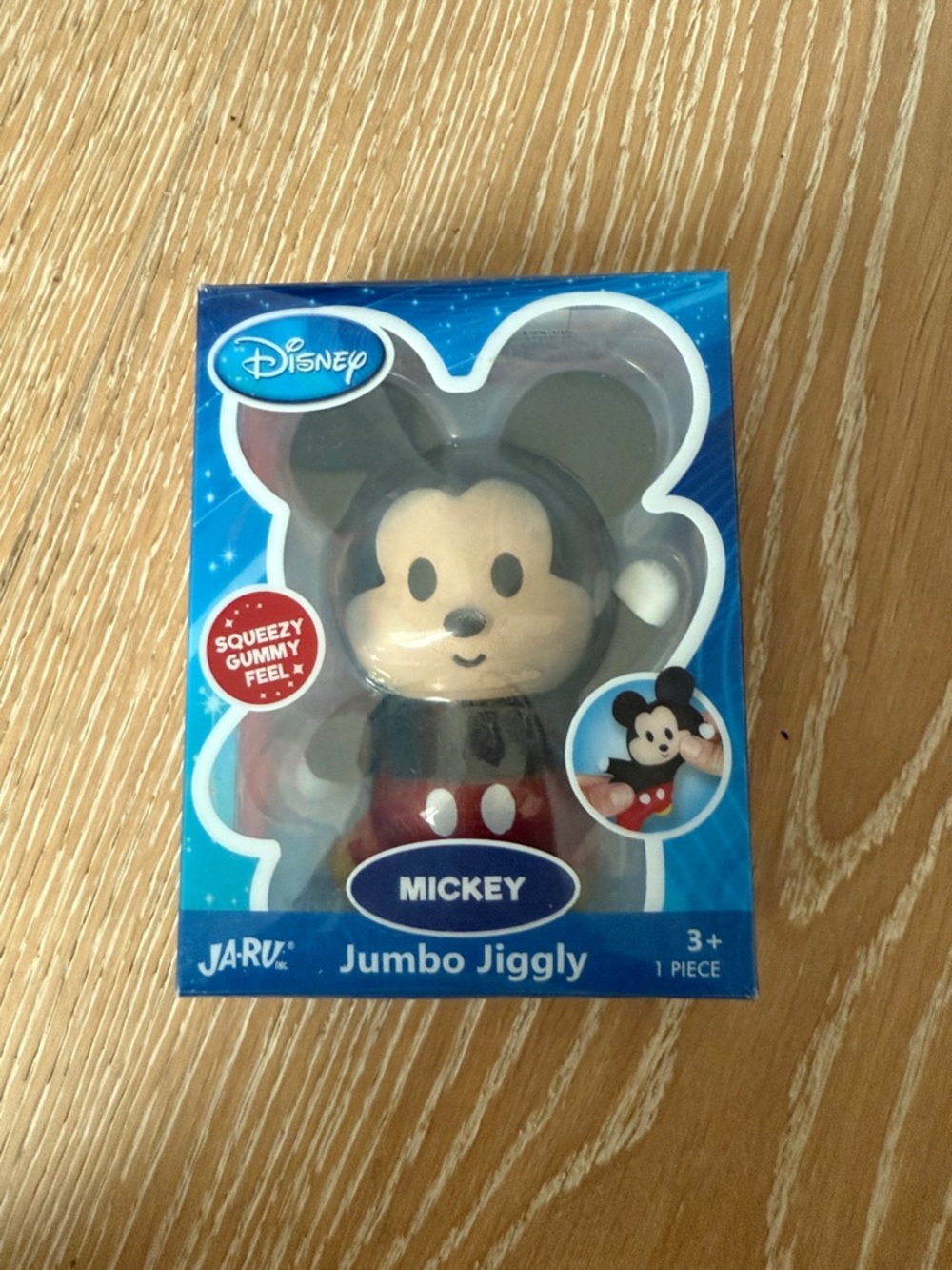 Viral Disney Mickey Jumbo Jiggly Squishy- Black & Red